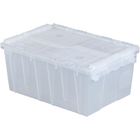 Contenants de distribution Flipak en plastique polypropyl&egrave;ne (PP), 21,8" x 15,2" x 9,3", Transparent Cam Industrial