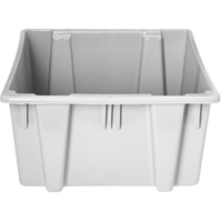 Stack & Nest Palletote Box, 13" x 15.5" x 19.5", Grey Cam Industrial