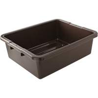 Contenant utilitaire sans compartiments, 7" ha x 21,5" p x 17" lo, Plastique, Brun Cam Industrial