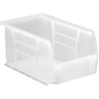 Bac transparent ultra empilable & suspendable, 6" la, 5" h x 9-1/4" p, Transparent Cam Industrial