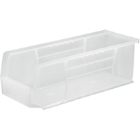 Bac transparent ultra empilable & suspendable, 5-1/2" la, 5" h x 14-3/4" p, Transparent Cam Industrial
