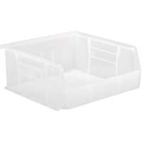 Clear-View Ultra Stack & Hang Bin, 11" W x 5" H x 10-7/8" D, Clear Cam Industrial