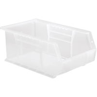 Bac transparent ultra empilable & suspendable, 8-1/4" la, 6" h x 13-5/8" p, Transparent Cam Industrial