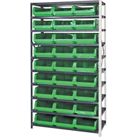 &eacute;l&eacute;ment de rayonnage avec bacs empilables, Acier, Bac Magnum, Capacit&eacute; 650 lb, 42" la x 76" h Cam Industrial