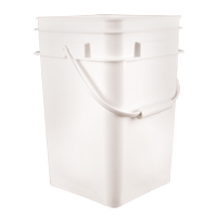 Seau carr&eacute;, Plastique, 4,25 gal. Cam Industrial