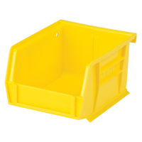 Stack & Hang Bin, 4-1/8" W x 3" H x 5-3/8" D, Yellow Cam Industrial