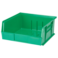 Stack & Hang Bin, 11" W x 5" H x 10-7/8" D, Green Cam Industrial