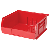 Stack & Hang Bin, 11" W x 5" H x 10-7/8" D, Red Cam Industrial