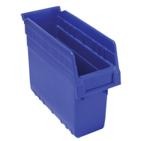 Bacs pour &eacute;tag&egrave;re Store-Max, 4-3/8" la x 8" H x 11-5/8" p, Bleu, Capacit&eacute; 44 lb Cam Industrial