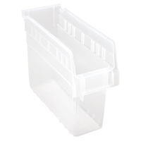 Bacs pour &eacute;tag&egrave;re Store-Max, 4-3/8" la x 8" H x 11-5/8" p, Transparent, Capacit&eacute; 44 lb Cam Industrial