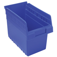Bacs pour &eacute;tag&egrave;re Store-Max, 6-5/8" la x 8" H x 11-5/8" p, Bleu, Capacit&eacute; 44 lb Cam Industrial