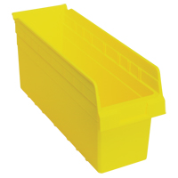 Bacs pour &eacute;tag&egrave;re Store-Max, 6-5/8" la x 8" H x 17-7/8" p, Jaune, Capacit&eacute; 56 lb Cam Industrial