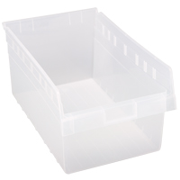 Bacs pour &eacute;tag&egrave;re Store-Max, 11-1/8" la x 8" H x 17-7/8" p, Transparent, Capacit&eacute; 56 lb Cam Industrial