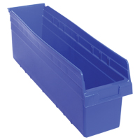 Bacs pour &eacute;tag&egrave;re Store-Max, 6-5/8" la x 8" H x 23-5/8" p, Bleu, Capacit&eacute; 68 lb Cam Industrial