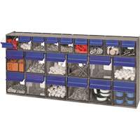 Compartiments pour bacs inclinables, 23-5/8" la x 3-5/8" p x 11-1/6" h, 21 tiroirs Cam Industrial