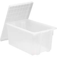 Contenant robuste Stack & Nest, 15" x 19,5" x 29,5", Transparent Cam Industrial