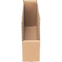 Deep Corrugated Parts Bins, 1-15/16" W x 11-1/4" D x 4-1/2" H, Beige Cam Industrial