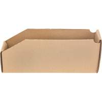 Deep Corrugated Parts Bins, 2-7/8" W x 11-1/4" D x 4-1/2" H, Beige Cam Industrial