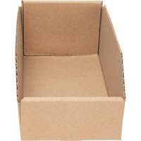 Deep Corrugated Parts Bins, 5-3/4" W x 11-1/4" D x 4-1/2" H, Beige Cam Industrial