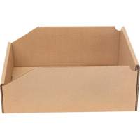 Deep Corrugated Parts Bins, 9-3/4" W x 11-1/4" D x 4-1/2" H, Beige Cam Industrial
