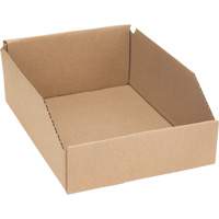 Deep Corrugated Parts Bins, 8-3/4" W x 11-1/4" D x 4-1/2" H, Beige Cam Industrial