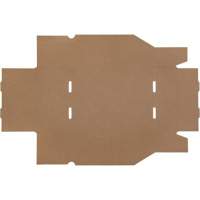 Deep Corrugated Parts Bins, 8-3/4" W x 11-1/4" D x 4-1/2" H, Beige Cam Industrial