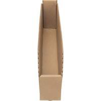 Deep Corrugated Parts Bins, 2-7/8" W x 17-1/4" D x 4-1/2" H, Beige Cam Industrial