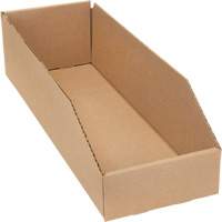 Deep Corrugated Parts Bins, 5-3/4" W x 17-1/4" D x 4-1/2" H, Beige Cam Industrial