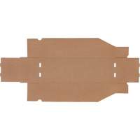 Deep Corrugated Parts Bins, 5-3/4" W x 17-1/4" D x 4-1/2" H, Beige Cam Industrial