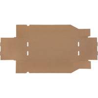 Deep Corrugated Parts Bins, 7-3/4" W x 17-1/4" D x 4-1/2" H, Beige Cam Industrial