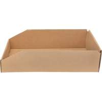 Deep Corrugated Parts Bins, 9-3/4" W x 17-1/4" D x 4-1/2" H, Beige Cam Industrial