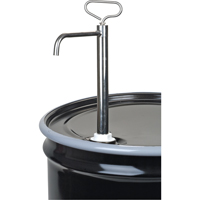 Pull Type Drum Pump, Fits 5-55 Gal., 8 oz./Stroke Cam Industrial