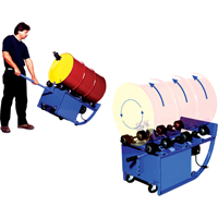 Portable Rotators, 55 US gal. (45 Imperial Gal.) Capacity, Fixed Speed, 0.5 HP Cam Industrial