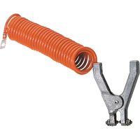 Coiled Grounding Clamps, 70" Long Cam Industrial