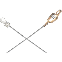 Assemblages l&eacute;gers de c&acirc;bles de masse et de mise &agrave; la terre - Pinces crocodile & raccordements a/borne d'extr&eacute;mit&eacute; de 1/4" Cam Industrial