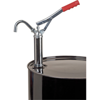 Lever-Type Drum Pump, Steel, 11 oz./Stroke, Fits 30-55 Gal. Cam Industrial