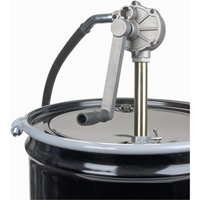 Rotary Type Drum Pump, Aluminum, Fits 15-55 Gal., 6-3/4 oz. per revolution DC126 | Cam Industrial
