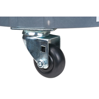 Socle roulant pour baril de confinement des fuites, 24,25" dia. X 7,625" h, Cap. de d&eacute;versement 1,5 gal. US Cam Industrial