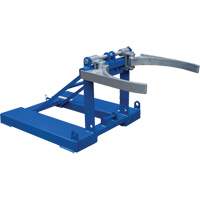 Fork Mounted Poly Drum Lifter, 30 - 55 US Gal. (25 - 45.8 Imperial Gal.) Drum Size, 1100 lbs./499 kg Cap. Cam Industrial