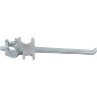 Single Ended Specialty Bung Nut Wrench, 1-1/2" Opening, 7-1/2" Handle, Zinc Cast Steel Cam Industrial