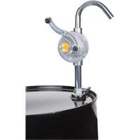 Rotary Drum Pump, Aluminum, Fits 5-55 Gal., 9.5 oz./Stroke Cam Industrial