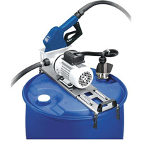 Ensemble de pompe pour baril Piusi Suzzarablue, Acier inoxydable, 9 gal./min Cam Industrial
