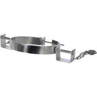 Anneau de bascule pour baril, Baril de 30 gal. US (24,98 gal. imp.), Capacit&eacute; 1200 lb/ 544 kg Cam Industrial