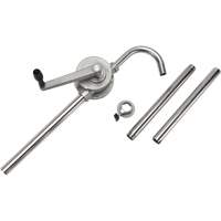 Rotary Type Drum Pump, Stainless Steel, Fits 55 Gal., 12 oz./Stroke Cam Industrial