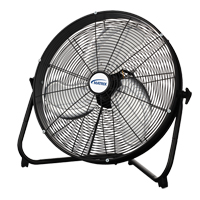 High Velocity Floor Fan, 3 Speeds, 20" Diameter Cam Industrial