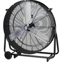 Light Industrial Direct-Drive Slim Drum Fan, Industrial, 2 Speed, 30" Diameter Cam Industrial