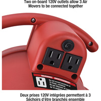 Appareil de ventilation, 550 pi³/min Cam Industrial