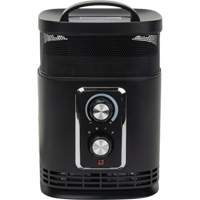 360 Degree Surround Portable Heater, Ceramic, Electric, 5200 BTU/H Cam Industrial