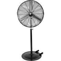 Non-Oscillating Pedestal Fan with Casters, Industrial, 3 Speed, 30" Diameter Cam Industrial