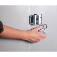 Armoires robustes &agrave; portes creuses, 38" la x 24" p x 72" h, 4 tablettes Cam Industrial